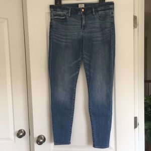 J.Crew 8 inch toothpick jeans